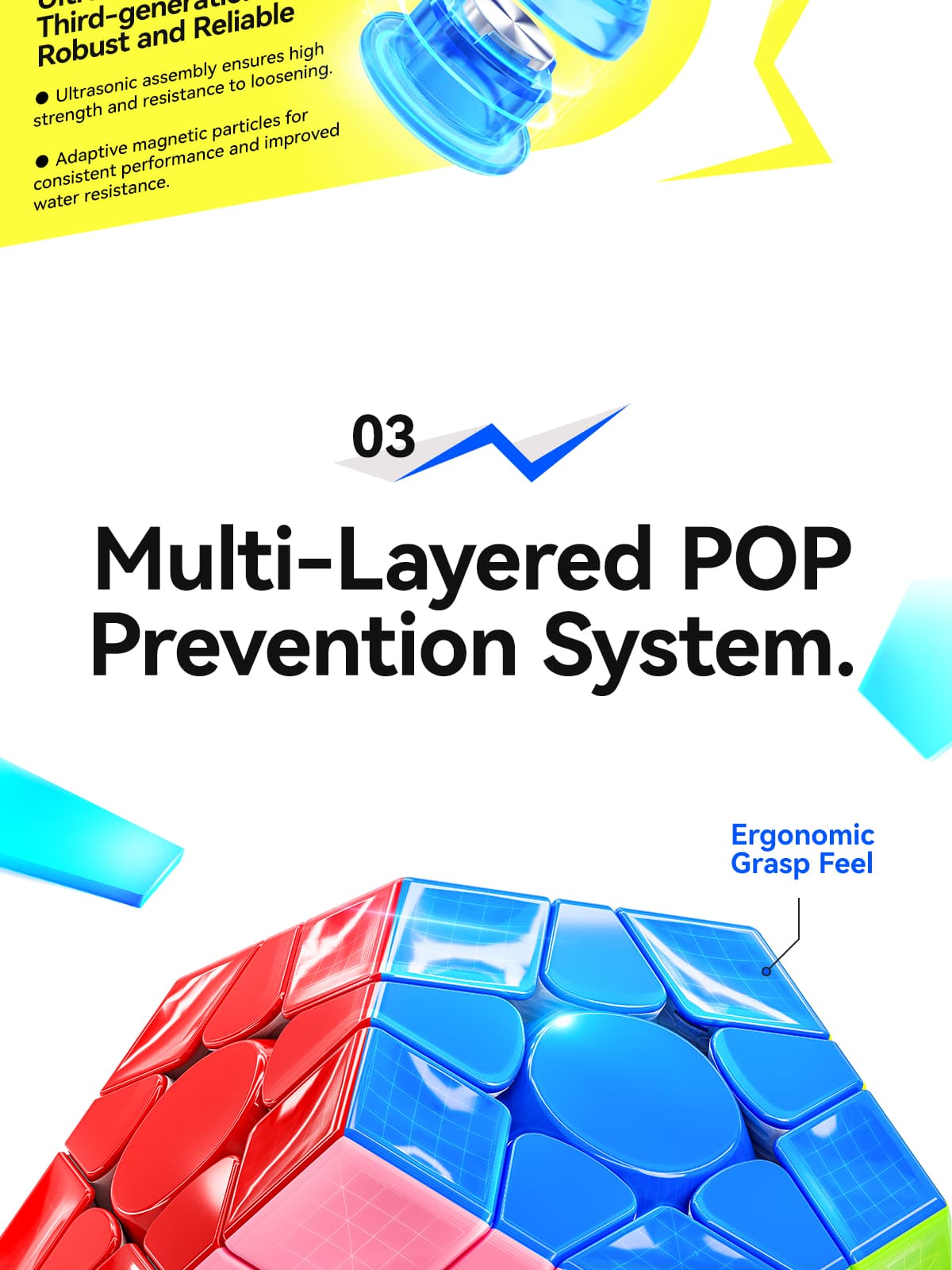 GAN Megaminx V2 Maglev UV (Grey) - Stickerless image 9