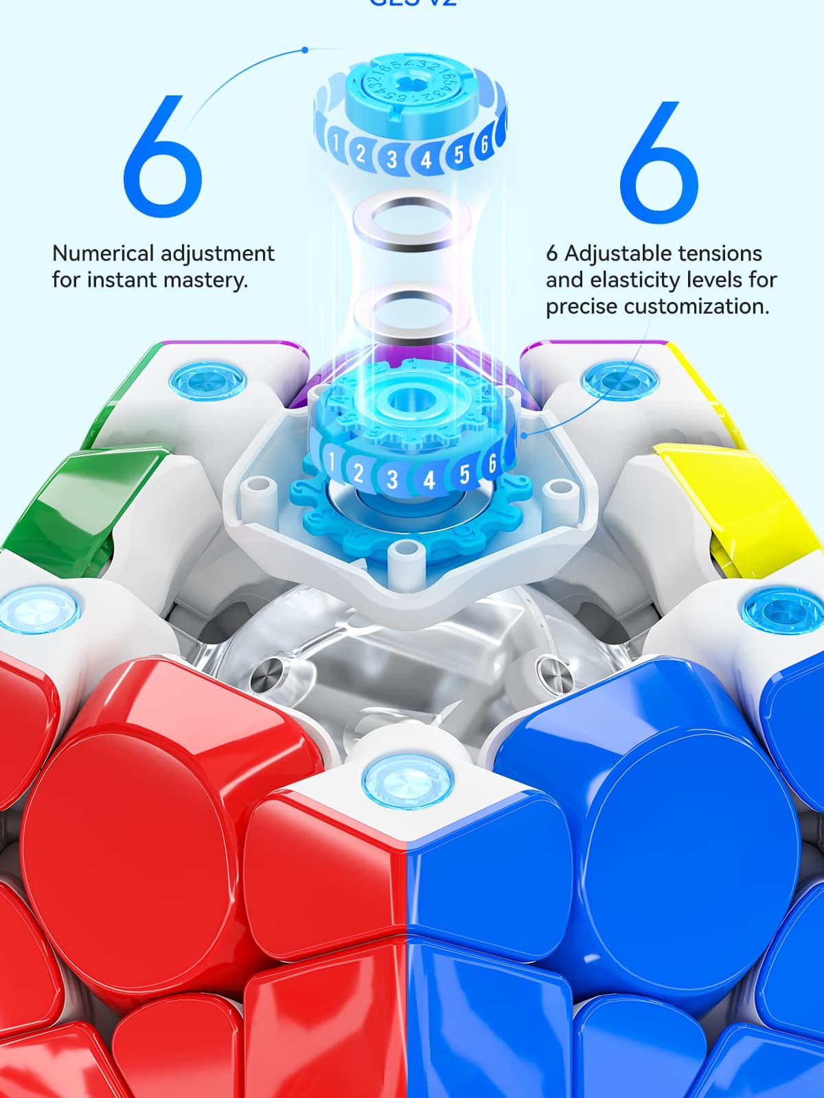 GAN Megaminx V2 Maglev UV (Grey) - Stickerless image 11