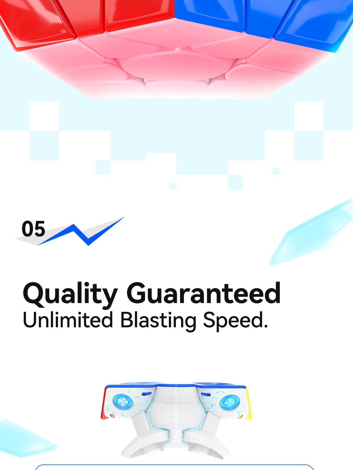 GAN Megaminx V2 Maglev UV (Grey) - Stickerless image 12