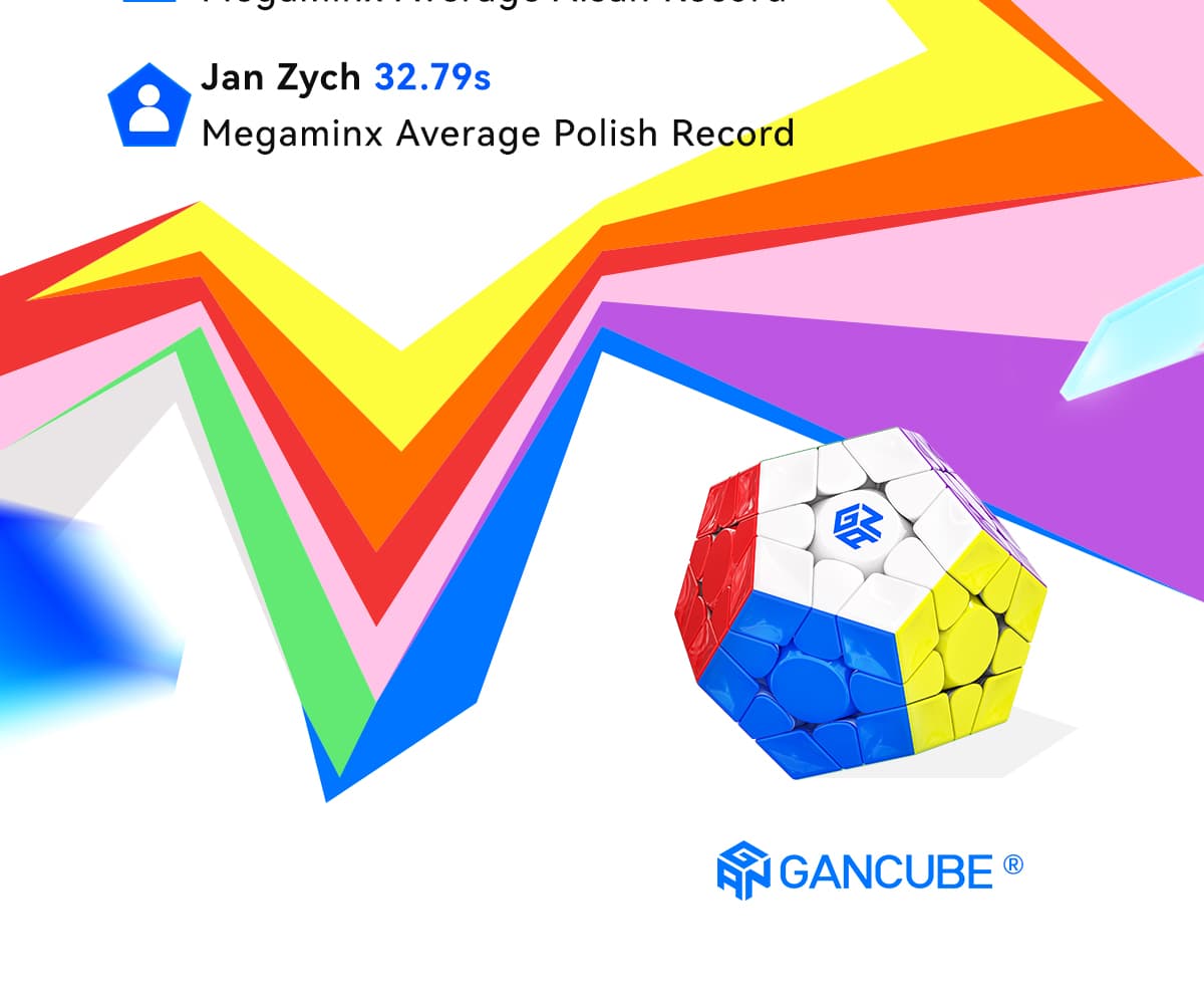 GAN Megaminx V2 Maglev UV (Grey) - Stickerless image 16