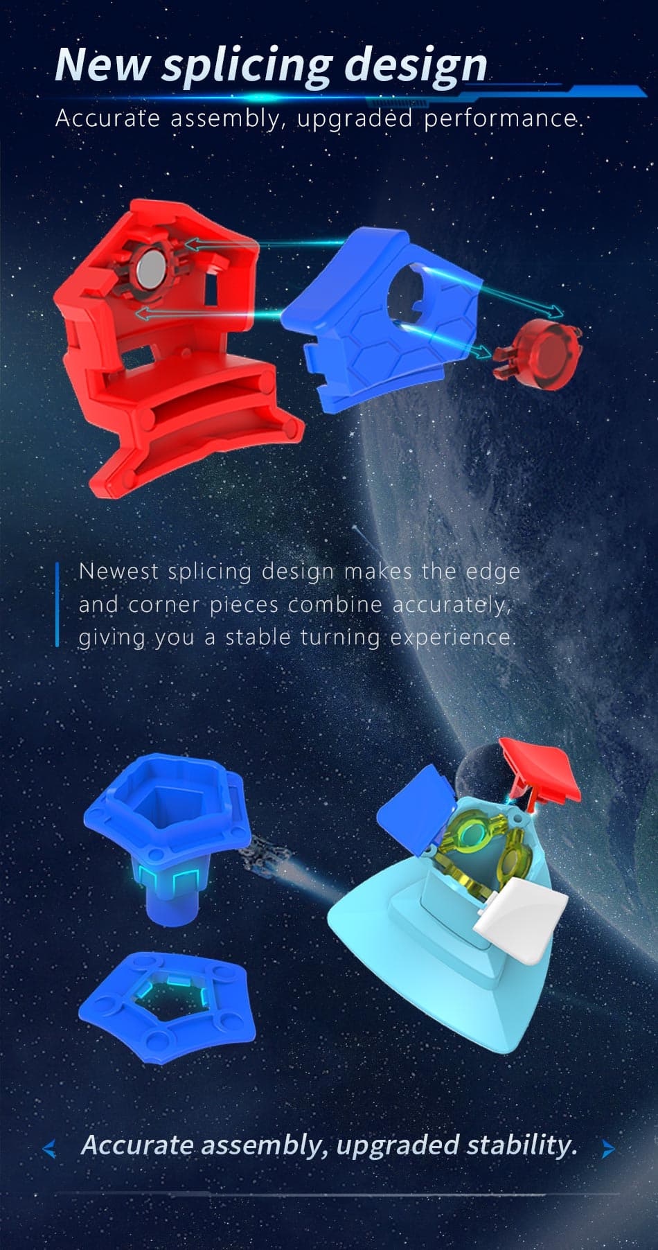 DianSheng Galaxy Teraminx M - Stickerless image 6