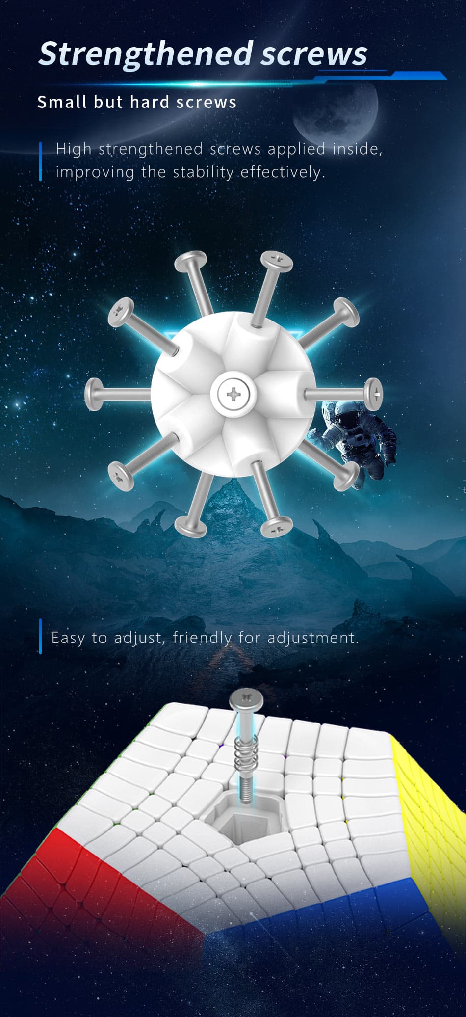 DianSheng Galaxy Teraminx M - Stickerless image 11