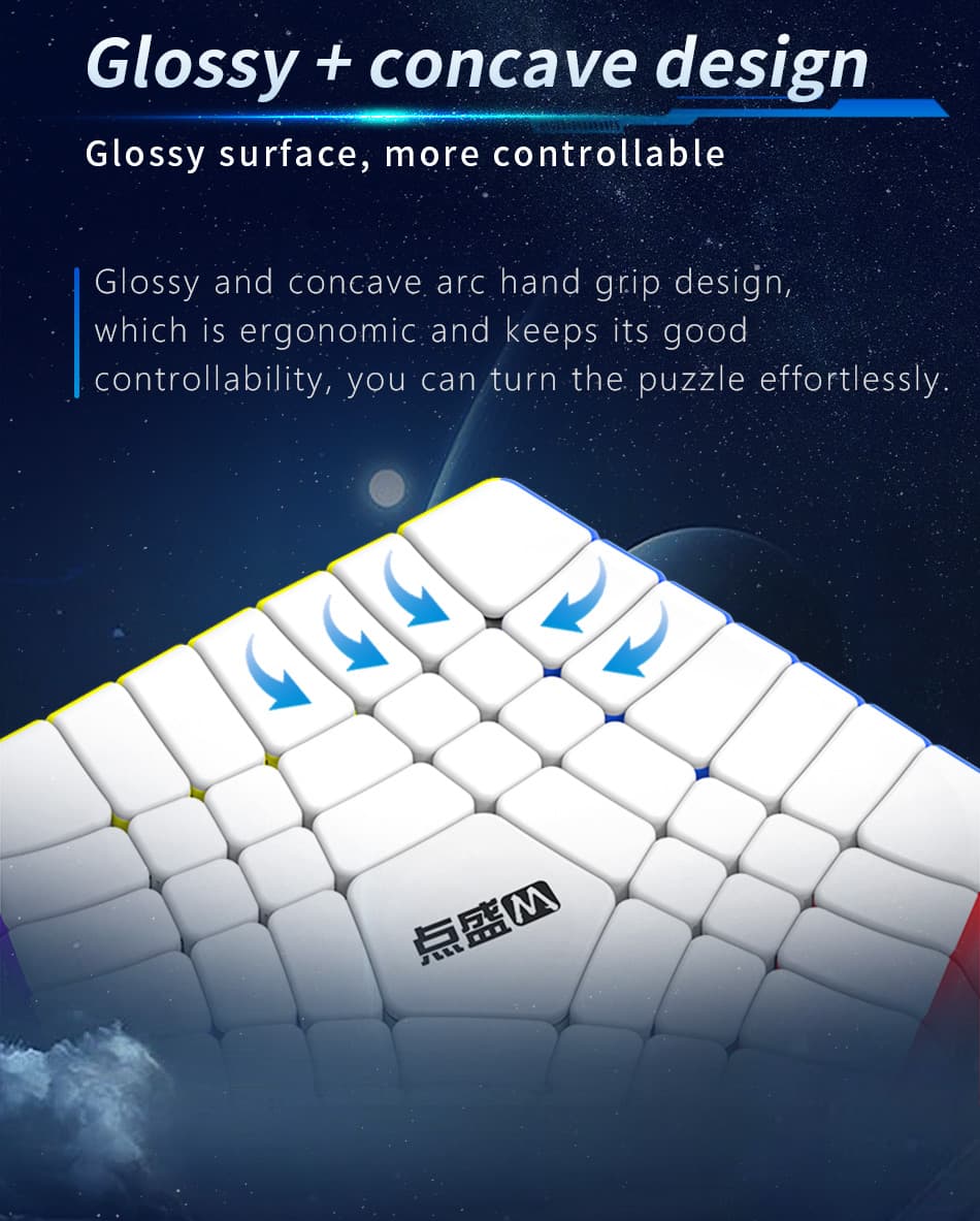 DianSheng Galaxy Teraminx M - Stickerless image 12