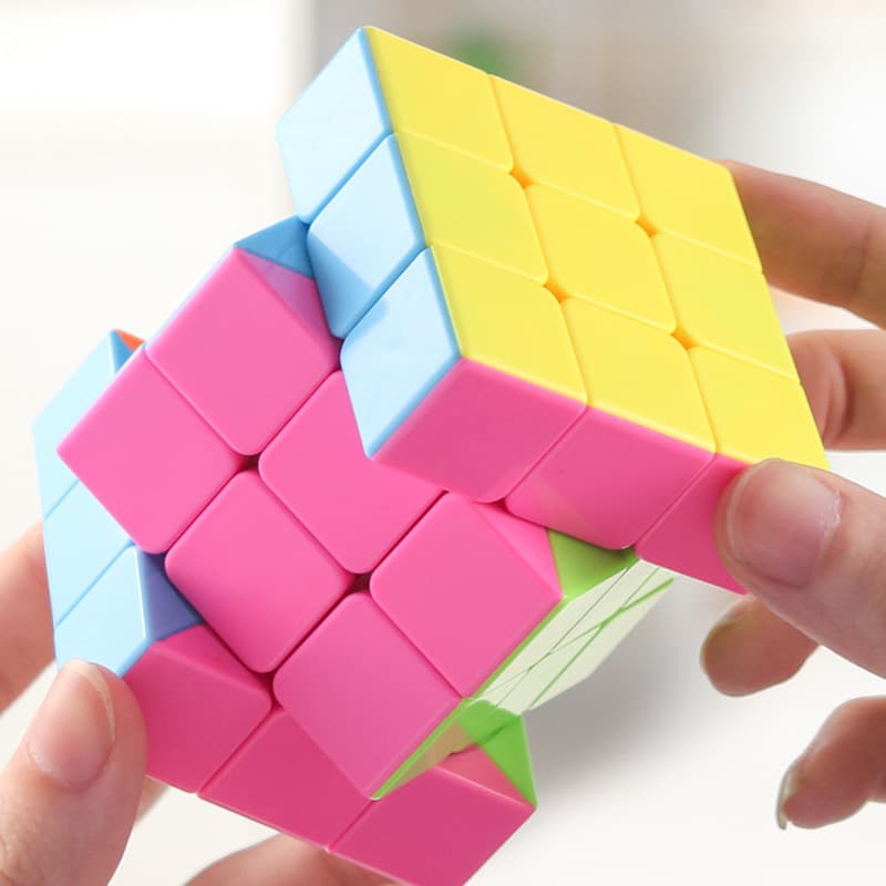 FanXin 3x3x4 Cube - Stickerless Pink image 4