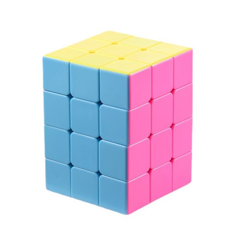 FanXin 3x3x4 Cube - Stickerless Pink image 1