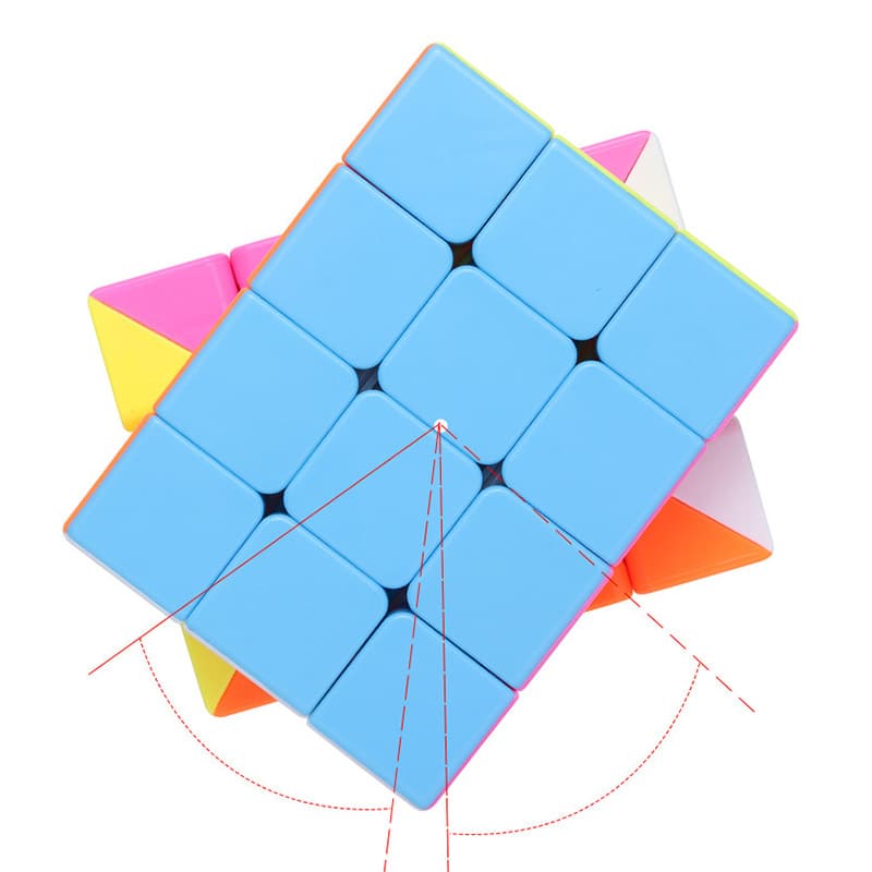 FanXin 3x3x4 Cube - Stickerless Pink image 5