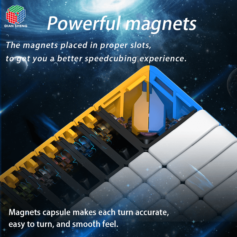 DianSheng Galaxy 13x13 Magnetic Black-Internals image 6