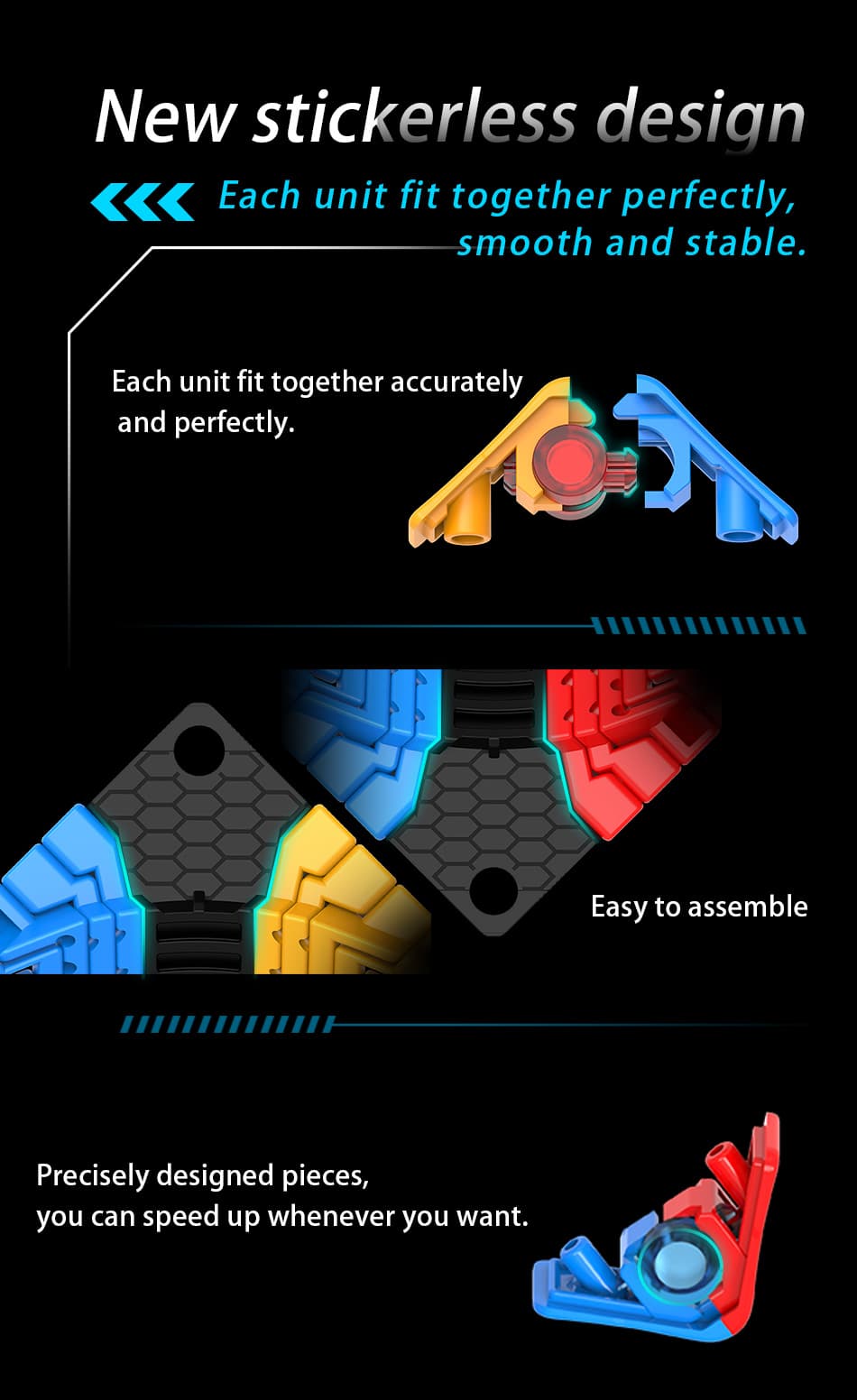 DianSheng Galaxy 13x13 Magnetic Black-Internals image 10