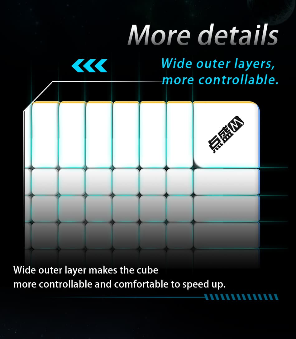 DianSheng Galaxy 13x13 Magnetic Black-Internals image 14