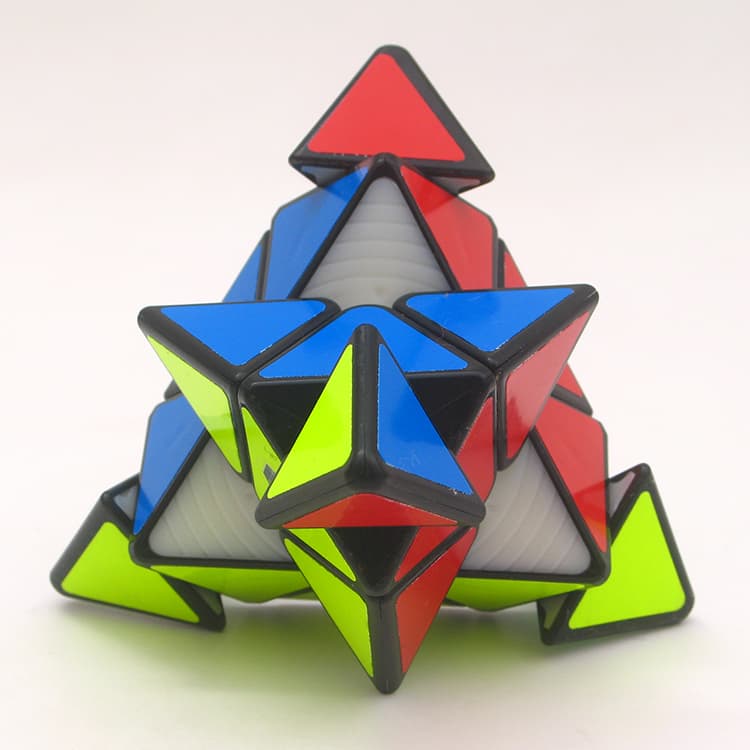 YuXin Little Magic Pyraminx Cube - Black image 3