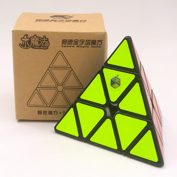 YuXin Little Magic Pyraminx Cube - Black image 2