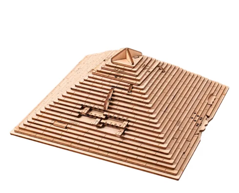 Wooden Puzzle Box - Quest Pyramid image 1