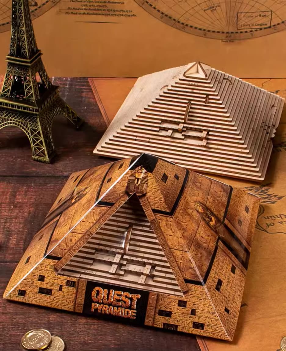 Wooden Puzzle Box - Quest Pyramid image 6