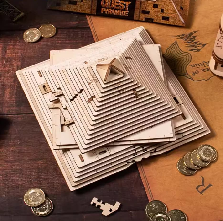Wooden Puzzle Box - Quest Pyramid image 8