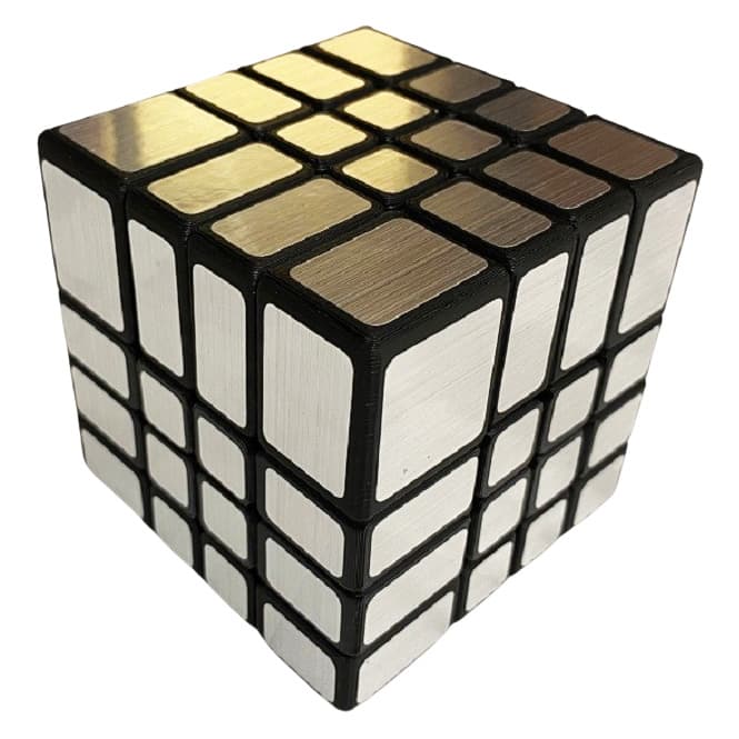 Lee Mirror fake 4x4 - Black Silver image 1