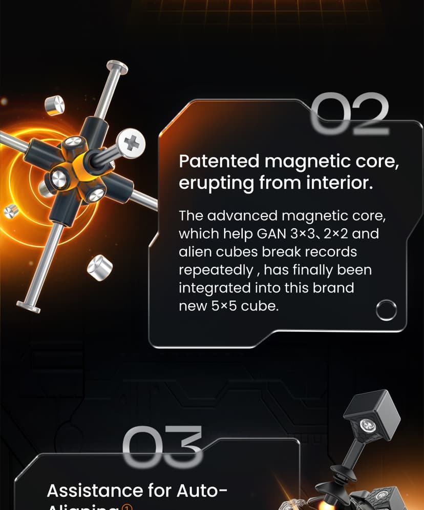 GAN 562 5x5 Magnetic Ball-Core UV image 7