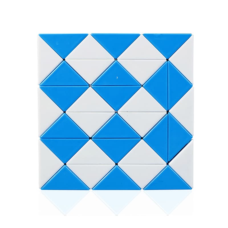 QiYi 36 blocks Magic Snake - blue+white image 1