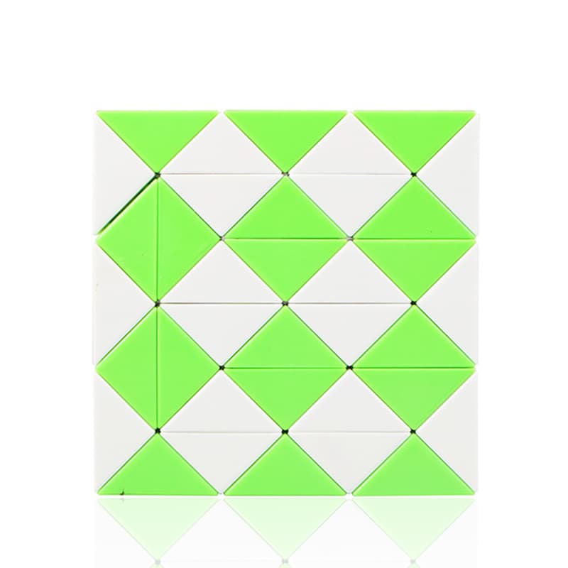 QiYi 36 blocks Magic Snake - green white image 1
