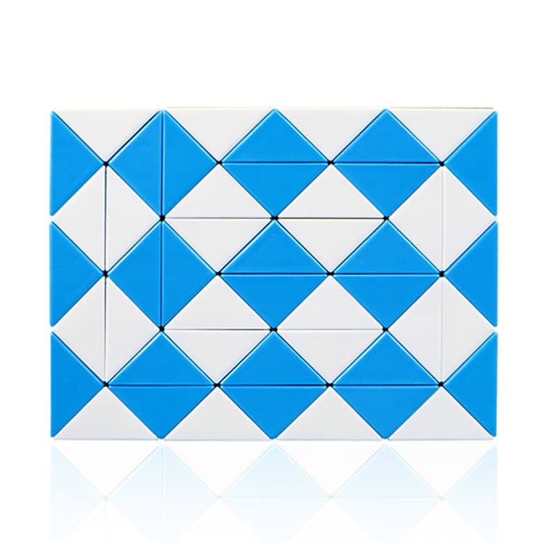 QiYi 48 blocks Magic Snake - blue+white