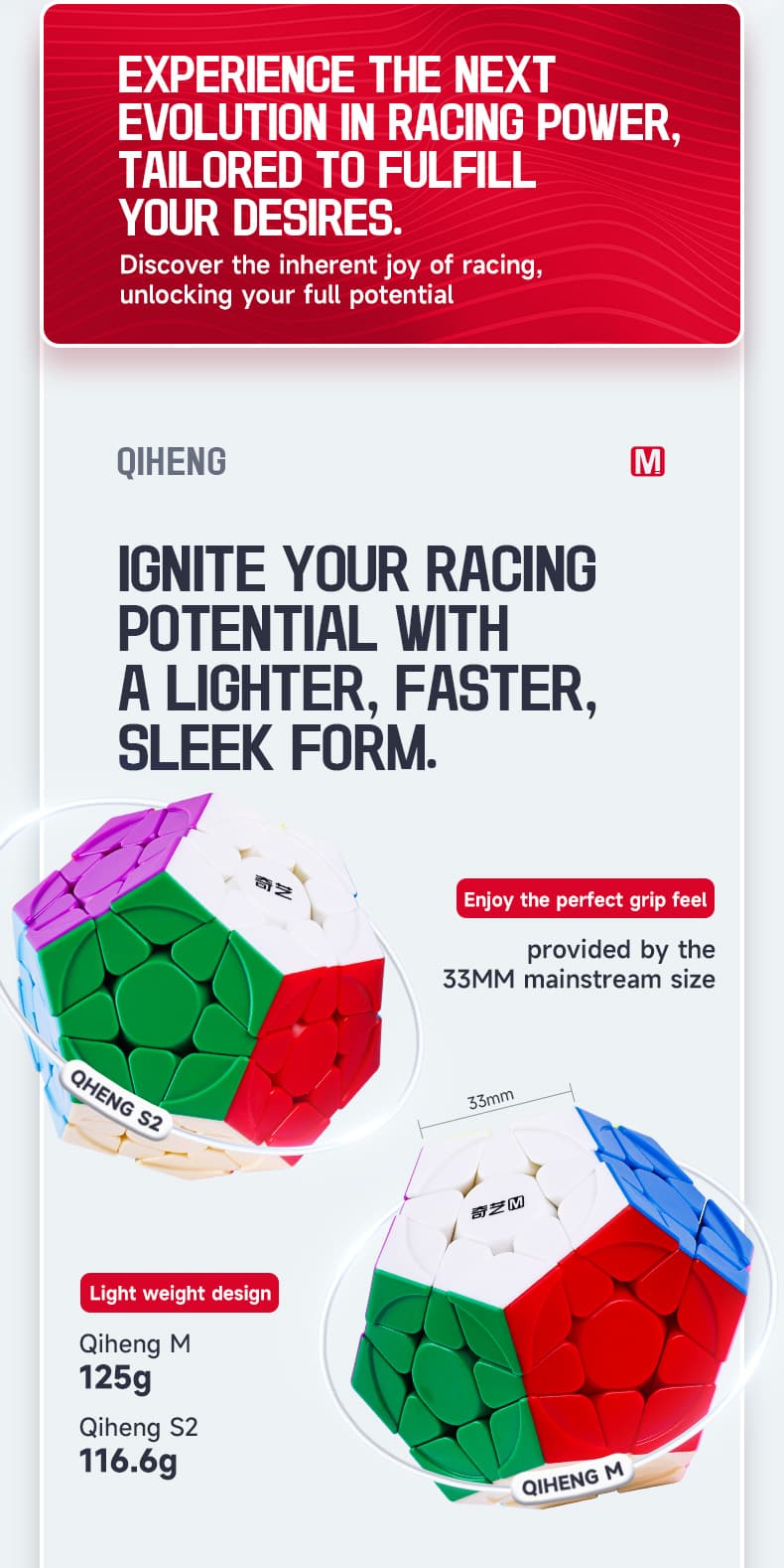 QiYi QiHeng S2 Magnetic Megaminx - Stickerless image 8