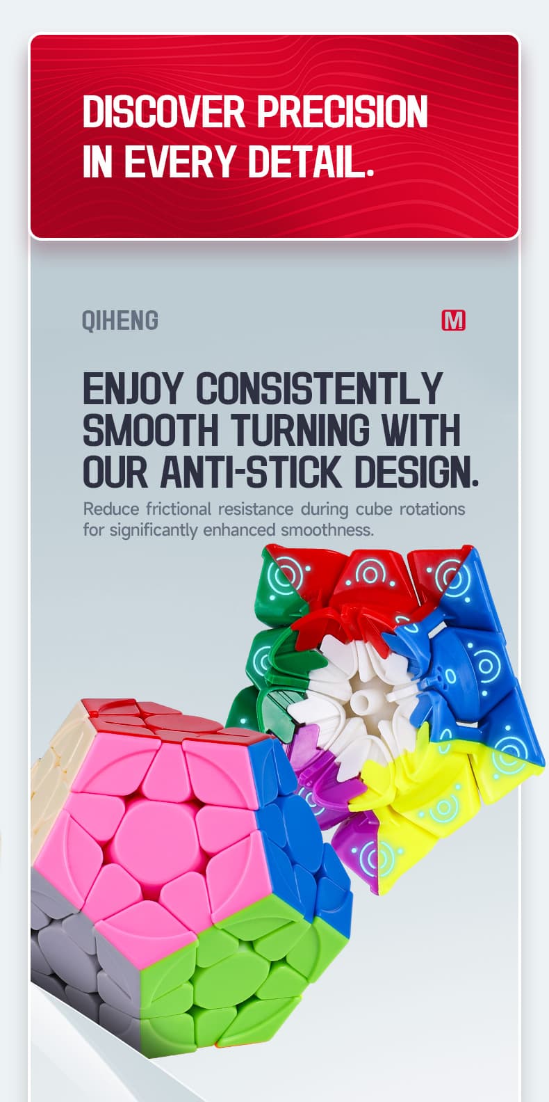 QiYi QiHeng S2 Magnetic Megaminx - Stickerless image 11