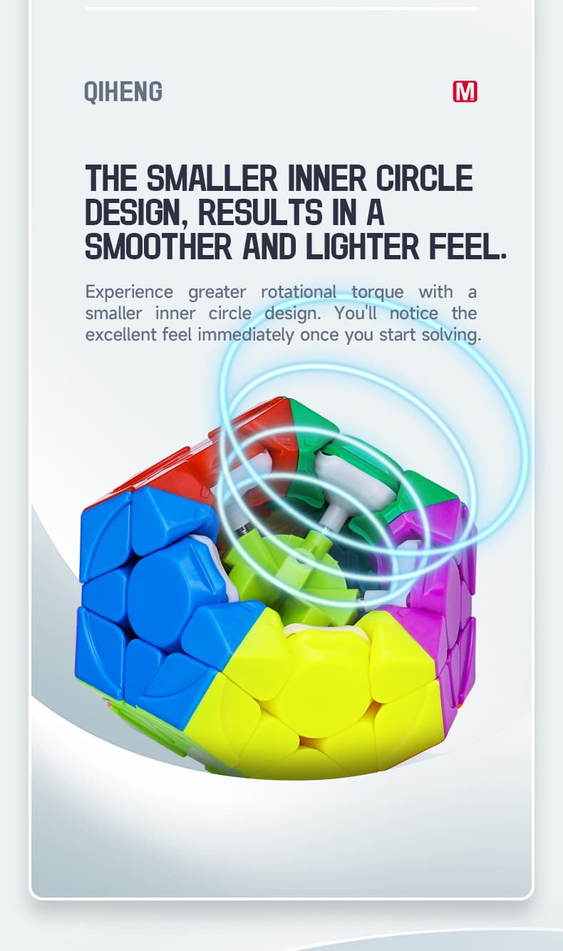 QiYi QiHeng S2 Magnetic Megaminx - Stickerless image 13