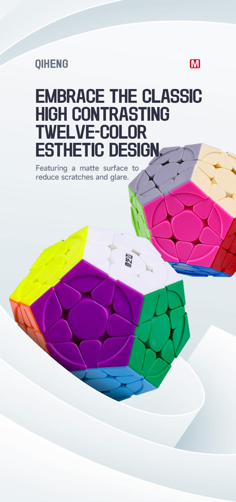 QiYi QiHeng S2 Magnetic Megaminx - Stickerless image 14