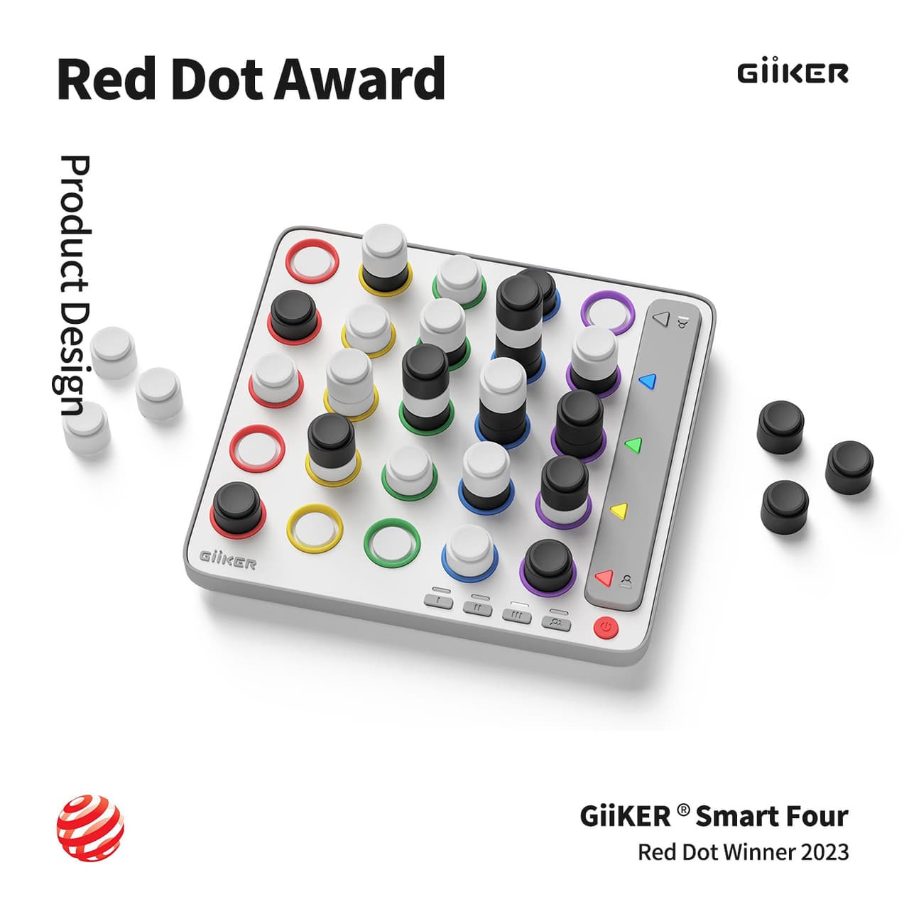 Giiker Smart Four - White image 4