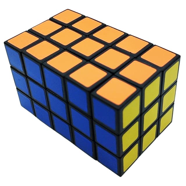 WitEden 1688Cube 3x3x5 Cuboid Cube - Black image 8