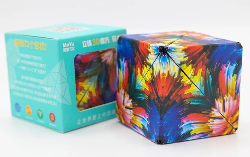 MoYu SHASHIBO Magnetic Folding Cube - purple image 2
