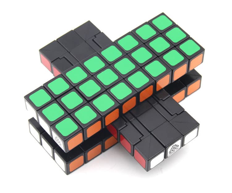 WitEden 1688Cube 3x3x8 Cuboid Cube(Symmetric) - Black image 4