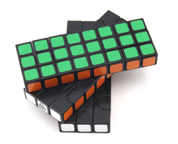 WitEden 1688Cube 3x3x8 Cuboid Cube(Symmetric) - Black image 5