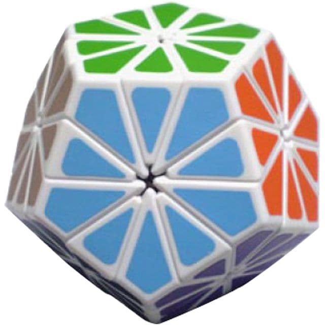 Meffert's 12 color Pyraminx Crystal V2 - White image 2