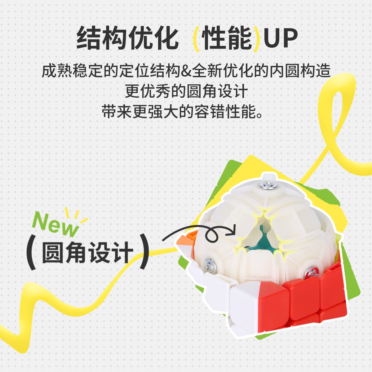 YJ GuanPo 2x2 V2 - Stickerless image 10