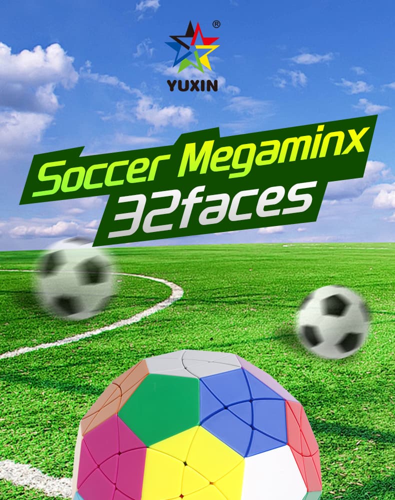 YuXin 12 Axis Soccer Megaminx - Stickerless image 4