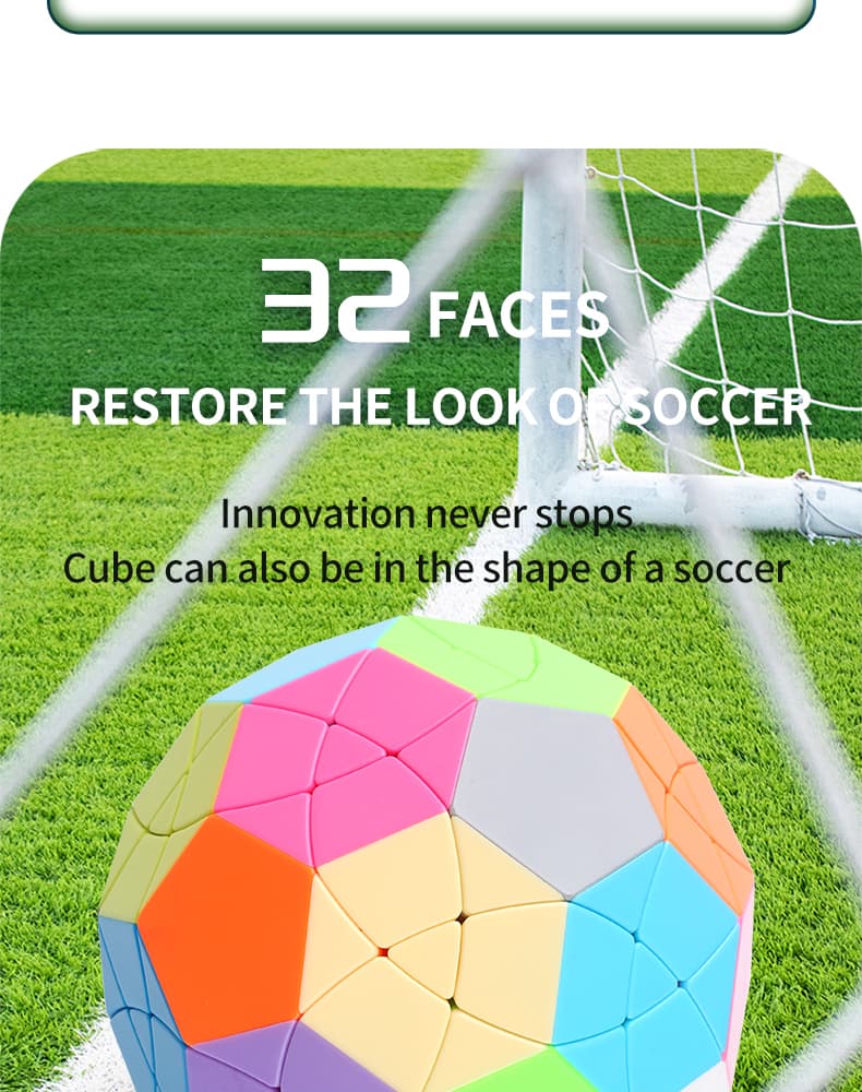 YuXin 12 Axis Soccer Megaminx - Stickerless image 6