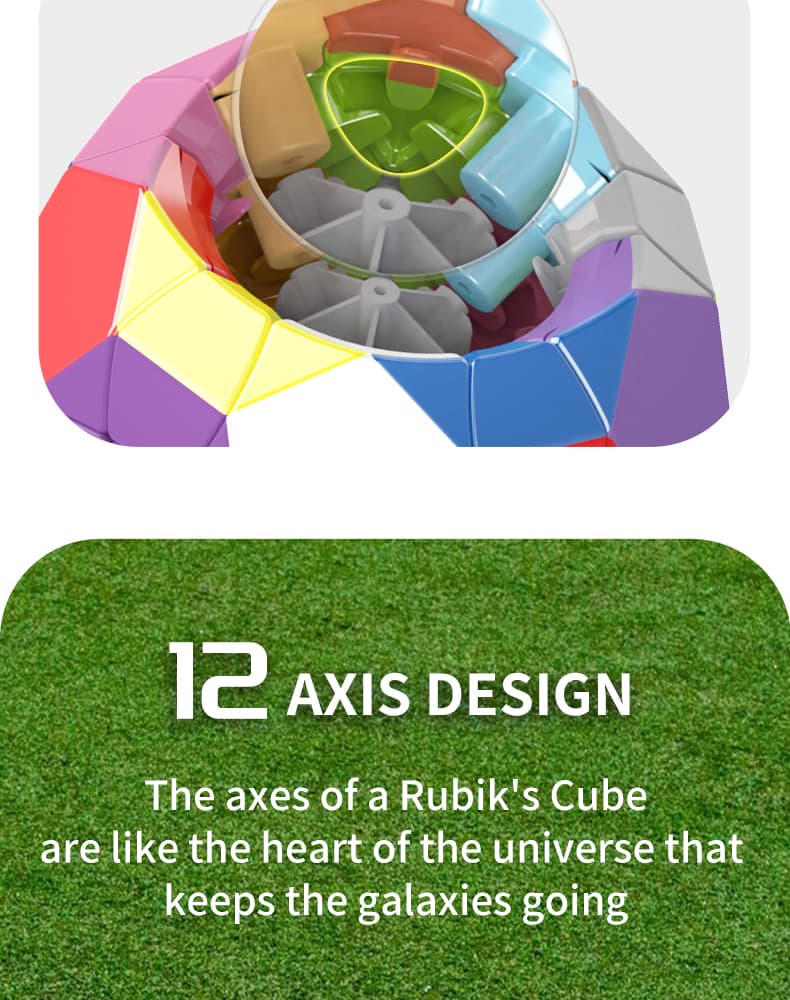 YuXin 12 Axis Soccer Megaminx - Stickerless image 14