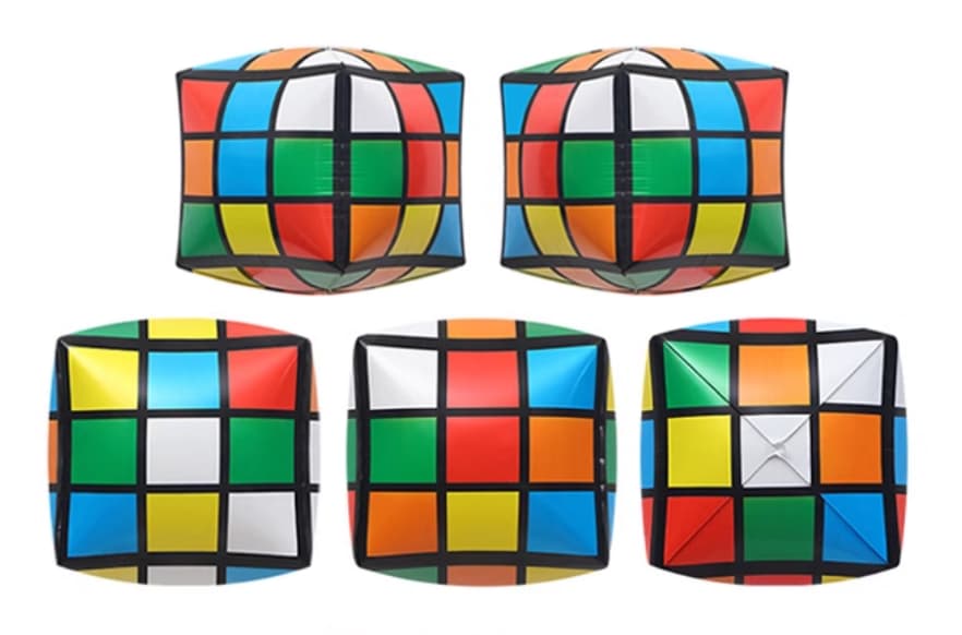 Cube Pattern PVC Balloon 18cm image 6