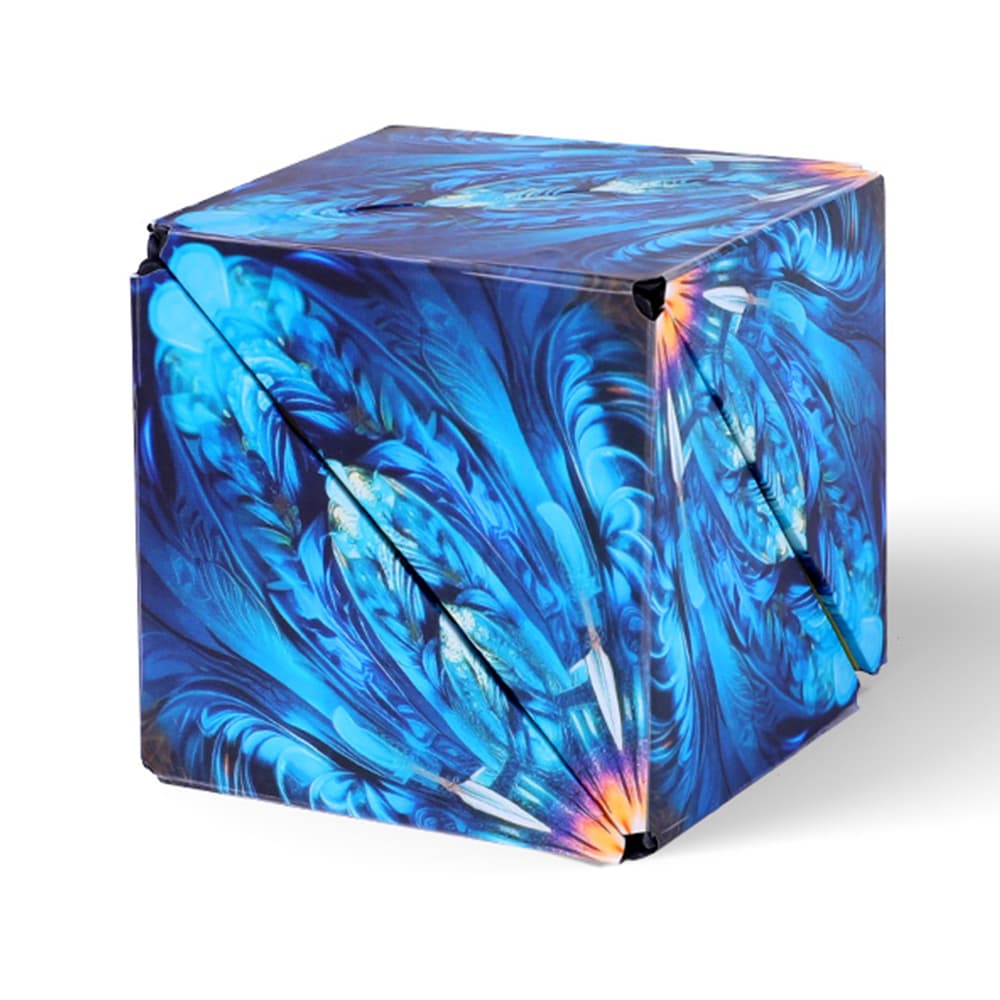 QiYi Magnetic Folding Cube - Peacock image 1
