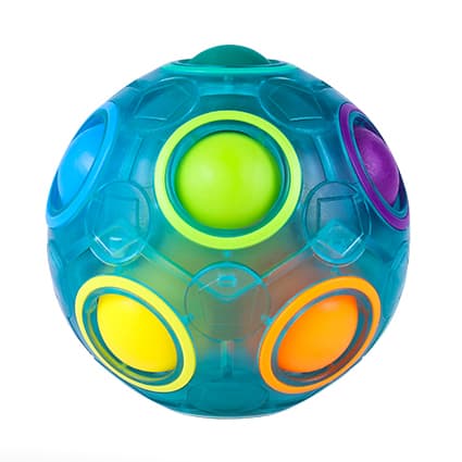QiYi Rainbow Ball (12 Holes) - Luminous.Blue image 1