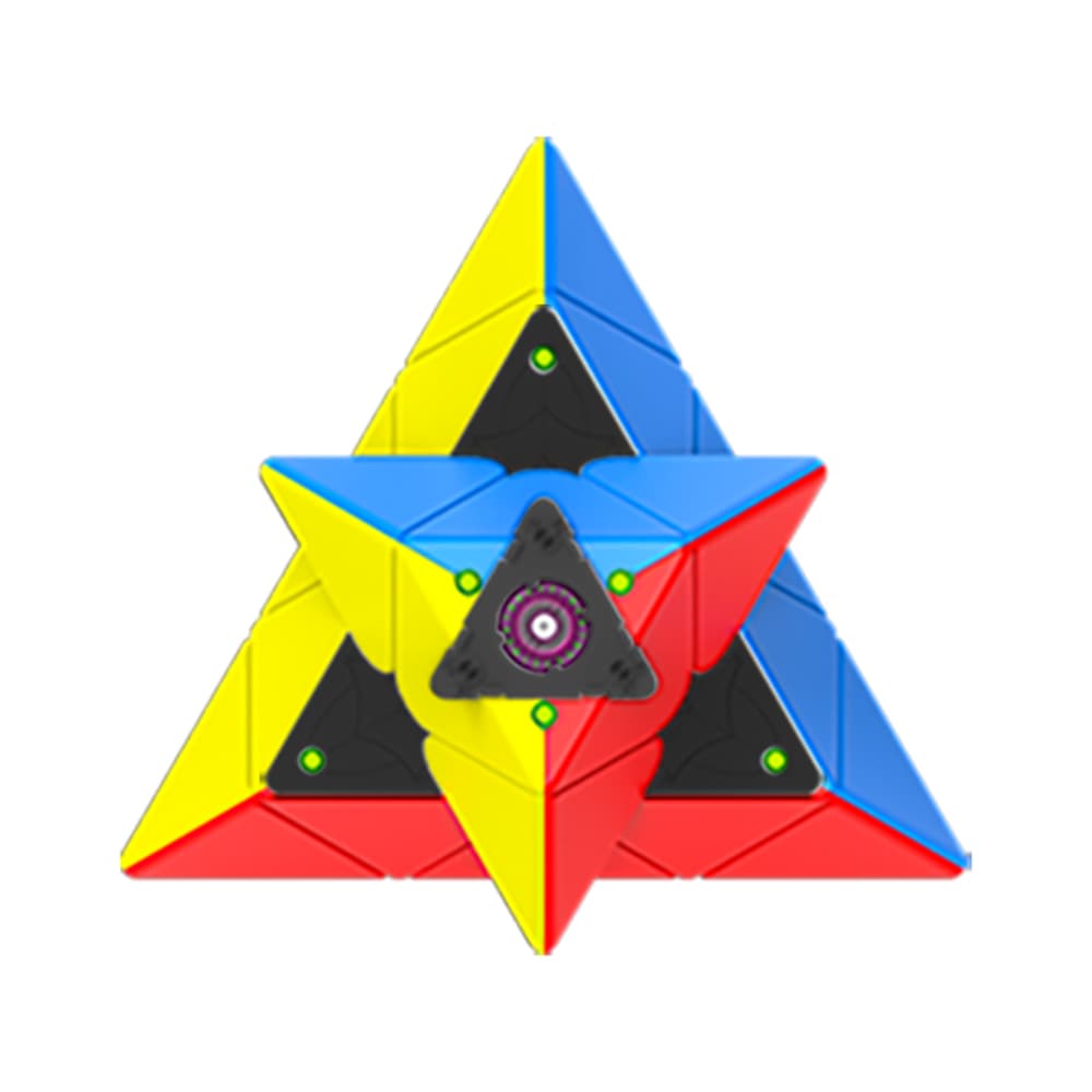 DianSheng Googol 19.5 CM Magnetic Pyraminx - Black Internal