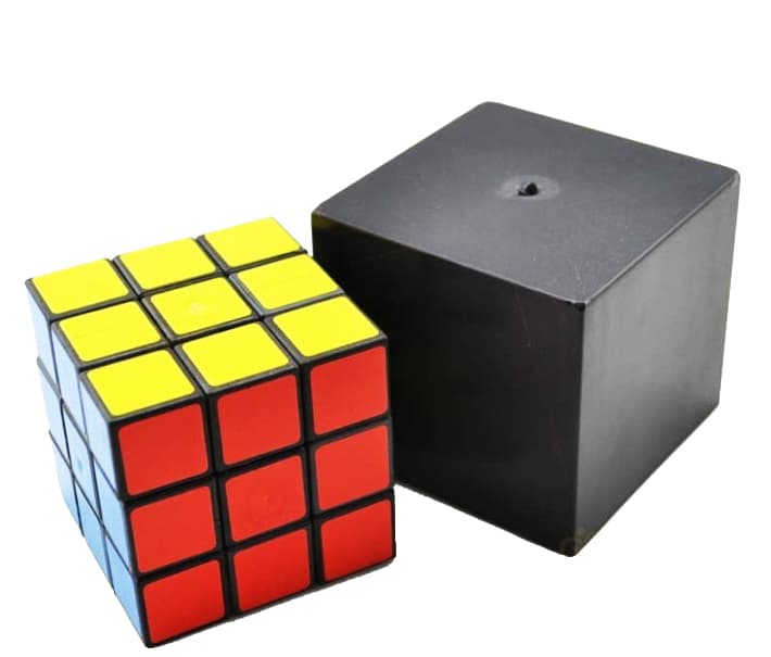 Real 'Magic' Cube (1s Solved) - Black image 2