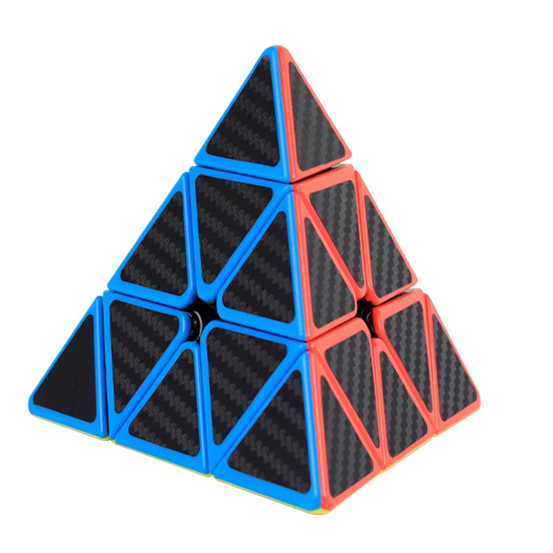 SengSo Carbon Pyraminx - Stickerless image 1