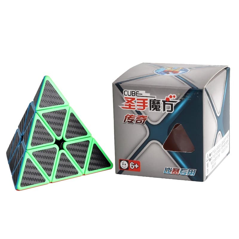 SengSo Carbon Pyraminx - Stickerless image 2
