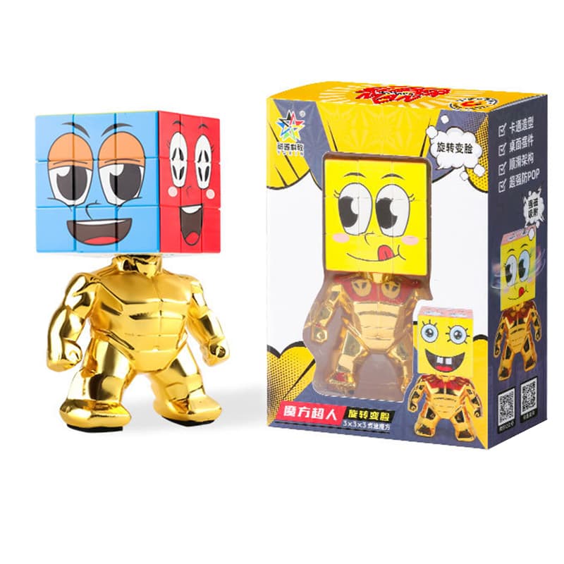 Yuxin Super Hero Cube 3x3 - Golden image 2