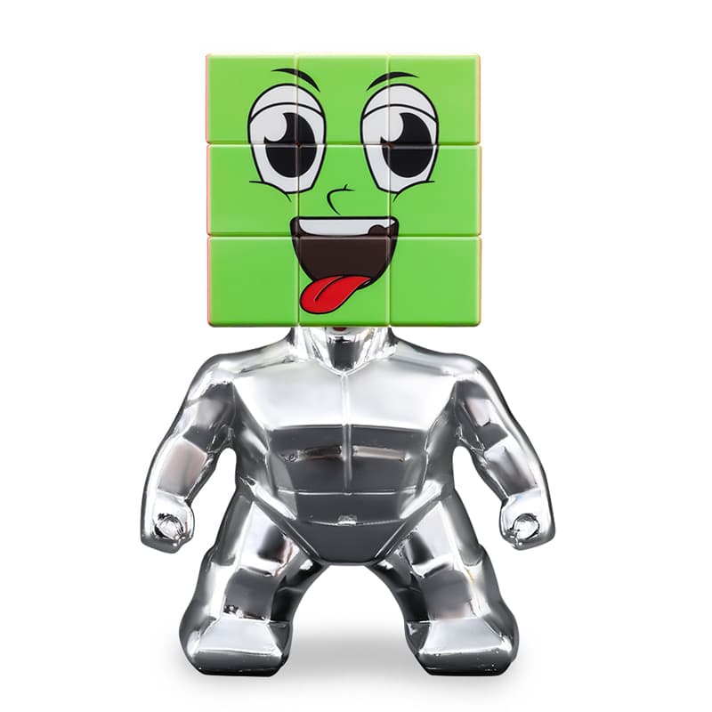 Yuxin Super Hero Cube 3x3 - Silver image 1