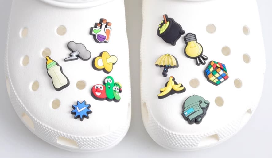 Scrambled-cube Shoe Charm