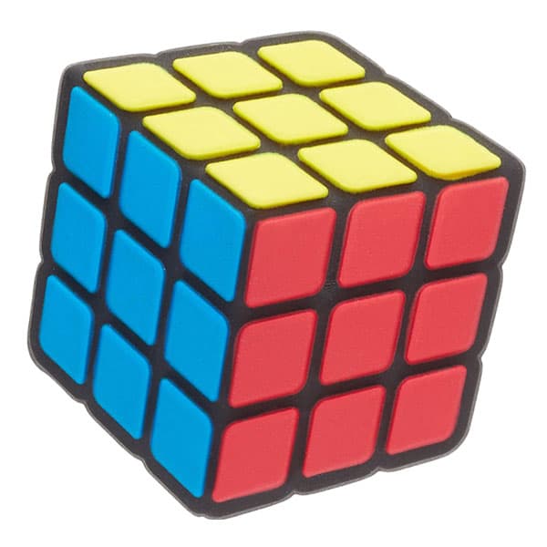 Solved-cube Shoe Charm image 1