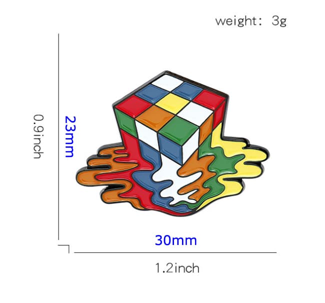 Melted-cube Brooch image 6