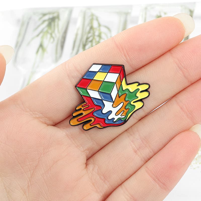 Melted-cube Brooch image 7